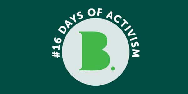 16 days of Activism